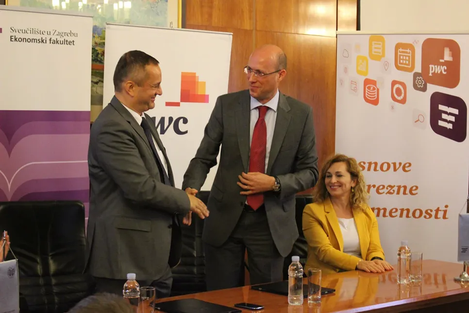 Zagrebački Ekonomski fakultet započeo stratešku suradnju s PwC Hrvatska
