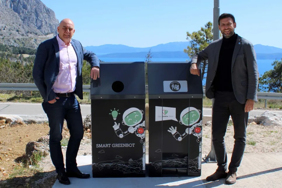 Pametni solarni spremnici za otpad u Parku prirode Biokovo