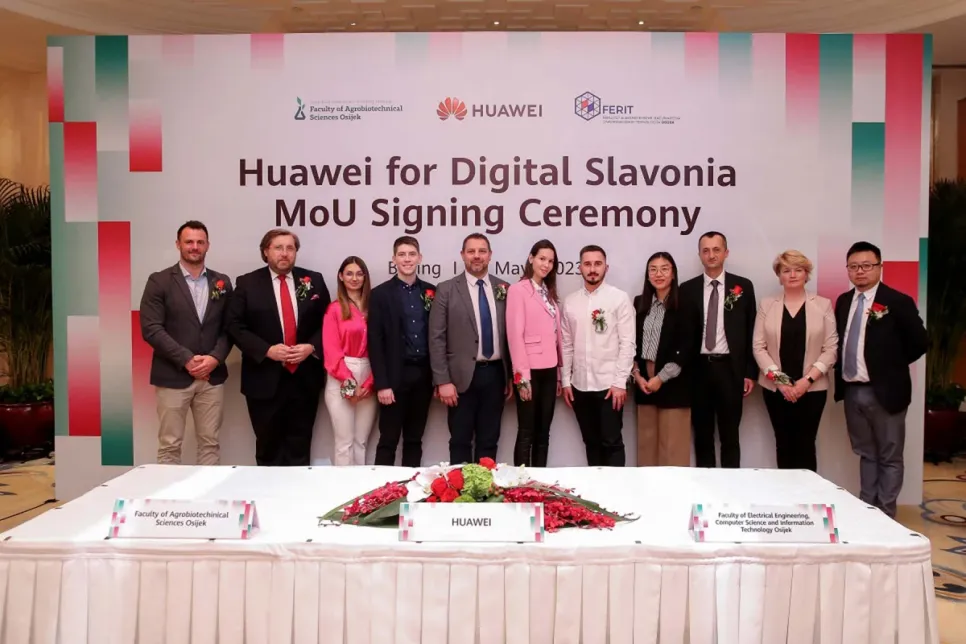 Potpisana dva memoranduma o suradnji Huaweija s osječkim fakultetima